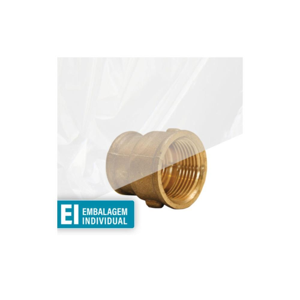 União 11/4x3/4 F/F latão