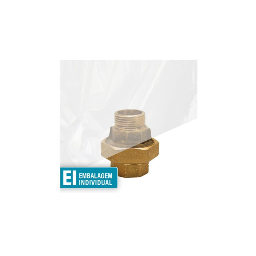 Junção conica M/F 3/4" latão