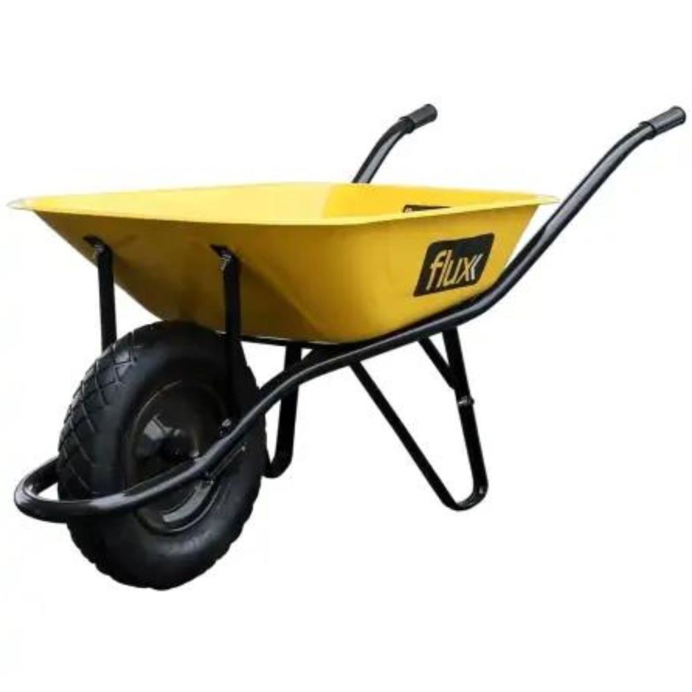 Carro de mão desmontavel roda pneumatica 65lts