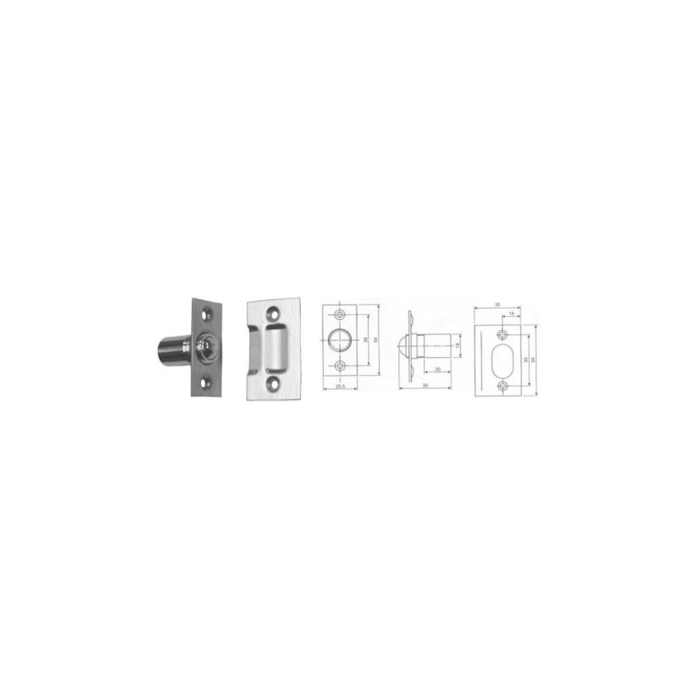 FECHO ESFERA REF 173 INOX FOSCO JVAL