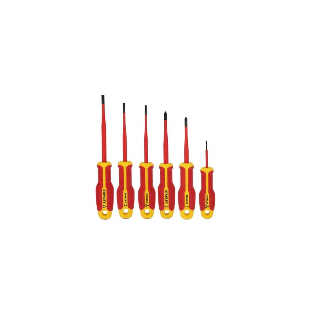 Conjunto 6 Chaves de Fenda Eletricista Isolado 1000V Stanley