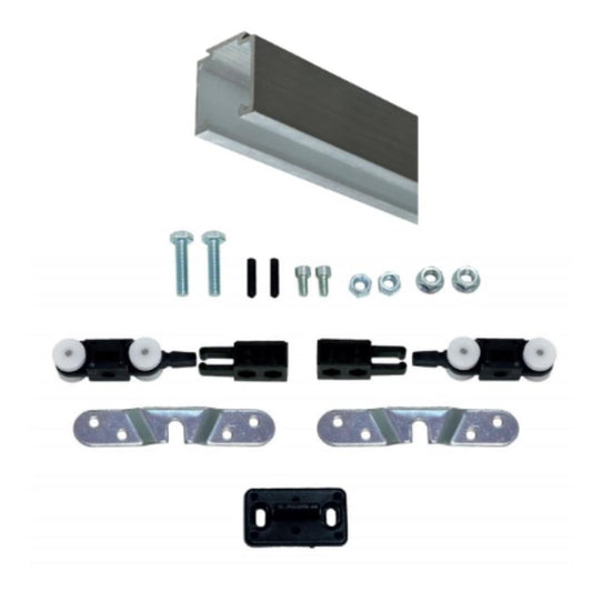kit calha p/correr - 80kg - 160cm - 71/90cm GLK