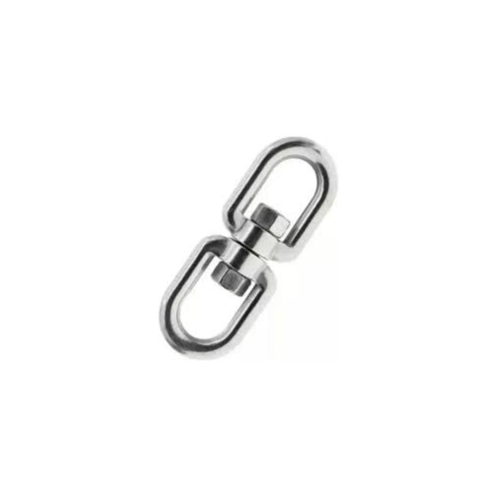 Olhal duplo giratorio 8mm inox