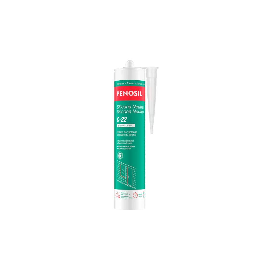 Silicone neutro C-22 ral aluminio ES-PT 300ml PENOSIL