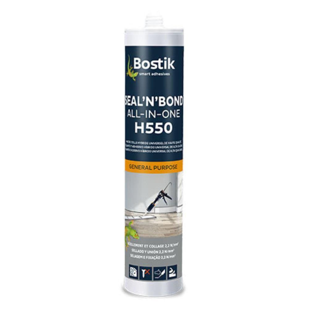 H550 Cola e veda preto 290ml Bostik