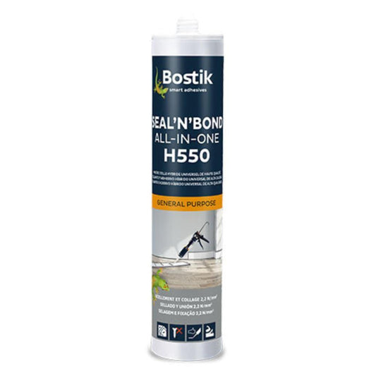 H550 Cola e veda preto 290ml Bostik