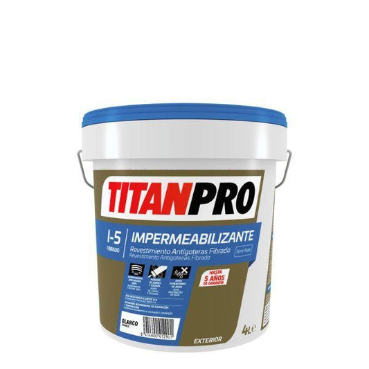 4l Revestimento antigoteiras fibrado I-5F Branco Titan