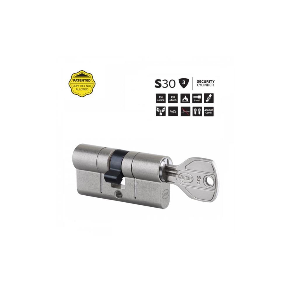 Cilindro IN.19.S30.76.5mm (31.5x45mm) inox JNF
