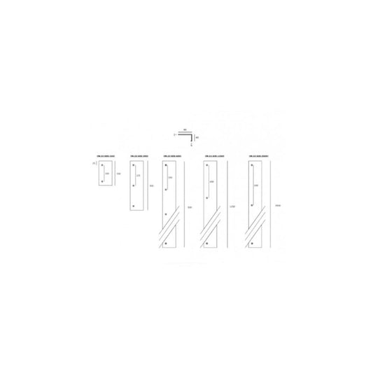 Puxador de movel in.22.500.1250mm inox JNF