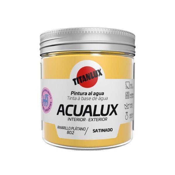 75ML ACUALUX ACETINADO AMARELO PLATANO TITAN