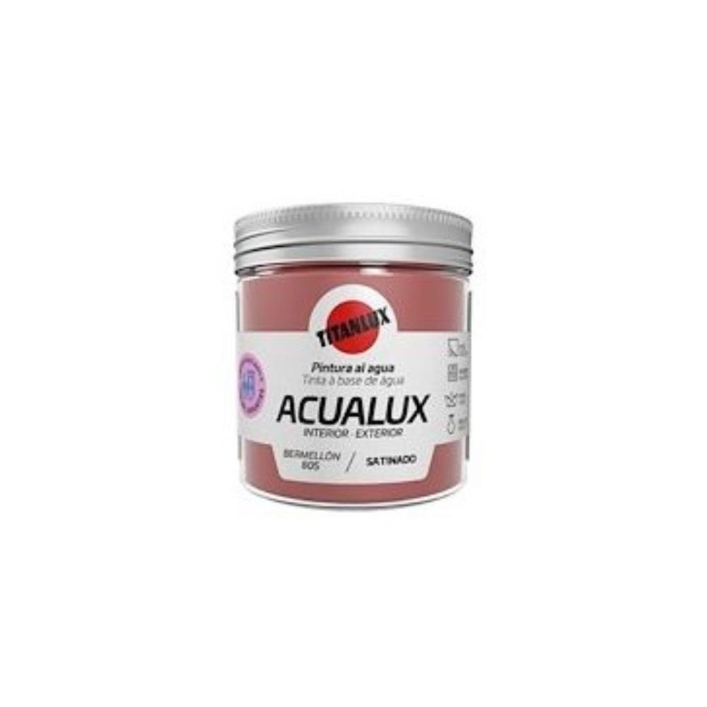75ML ACUALUX ACETINADO VERMELHO TITAN