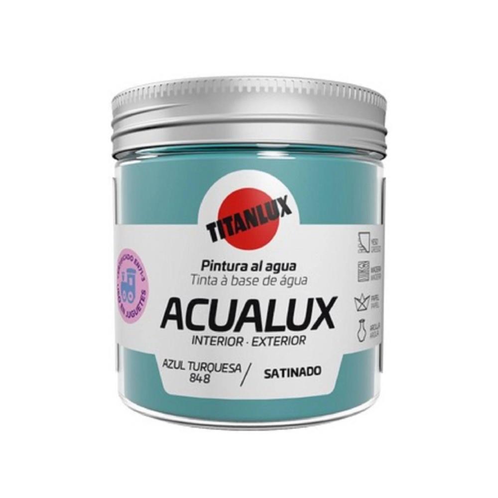75ML ACUALUX ACETINADO AZUL TURQUEZA TITAN