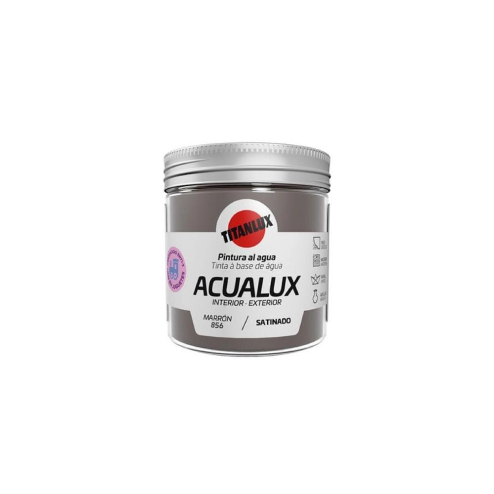 75ml Acualux acetinado Castanho Titan
