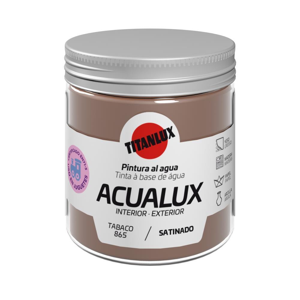 75ML ACUALUX ACETINADO TABACO TITAN
