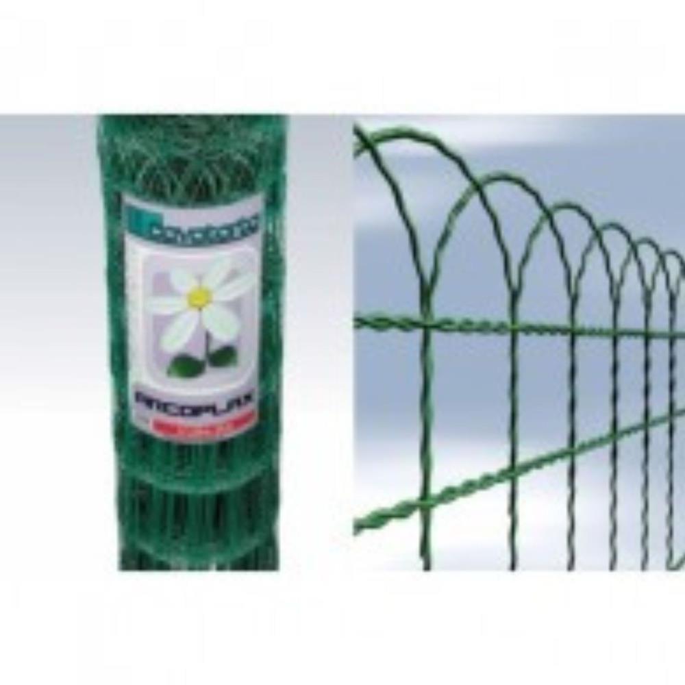 Rolo Rede jardim brico 100x50 2.2mm 150cm verde 25mt