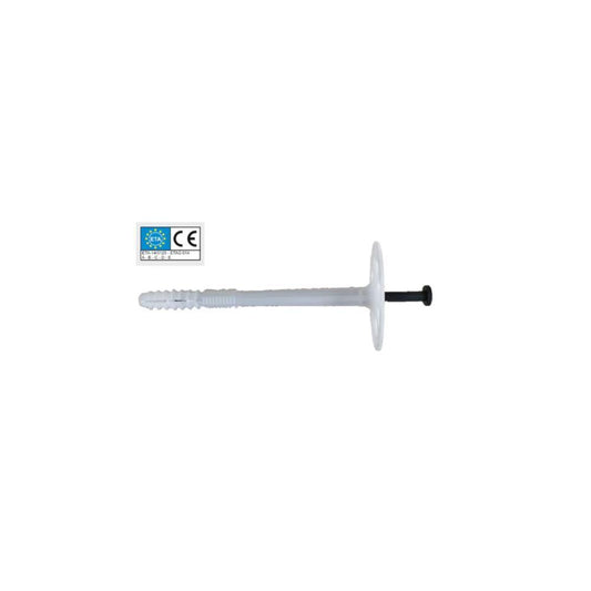100 Buchas c/prego plus - 6x7cm