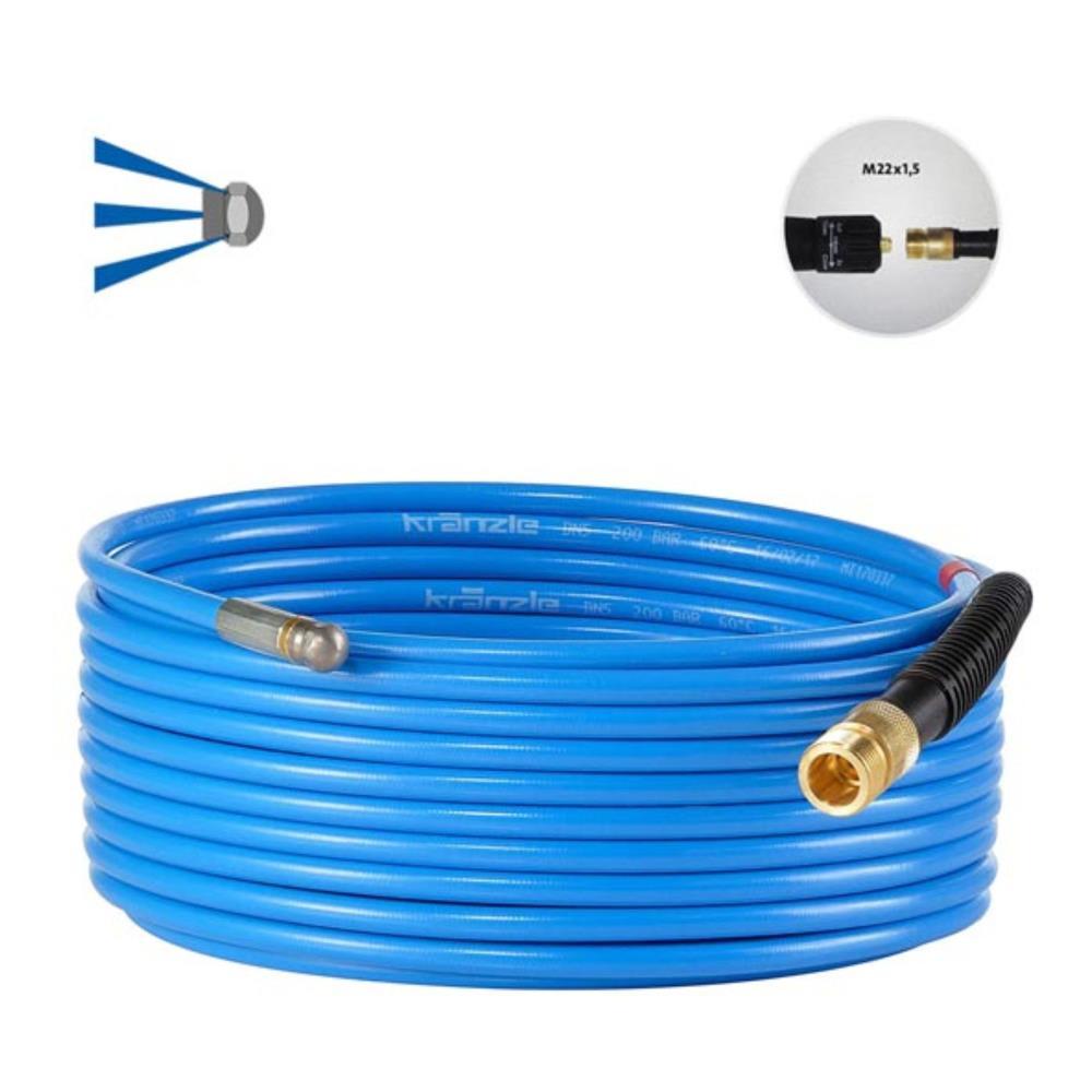 MANGUEIRA LIMPEZA TUBOS C/BOCAL 30m NW 5.200bar