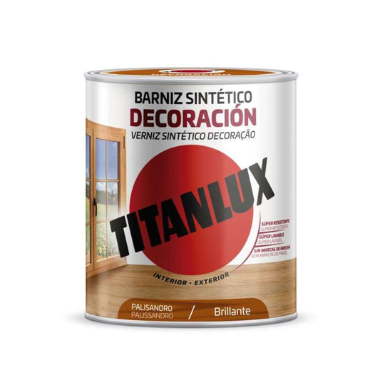 750ML VERNIZ SINTETICO BRILHANTE CASTANHO TITANLUX