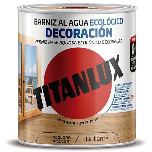 2.5L VERNIZ ECO BRILHANTE INCOLOR TITANLUX