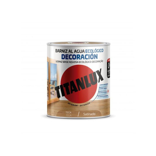 750ML VERNIZ ECO ACETINADO TECA TITANLUX