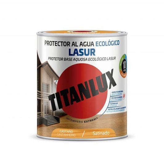 2.5L PROT. SINTETICO LAZUR ACETINADO CASTANHO TITANLUX