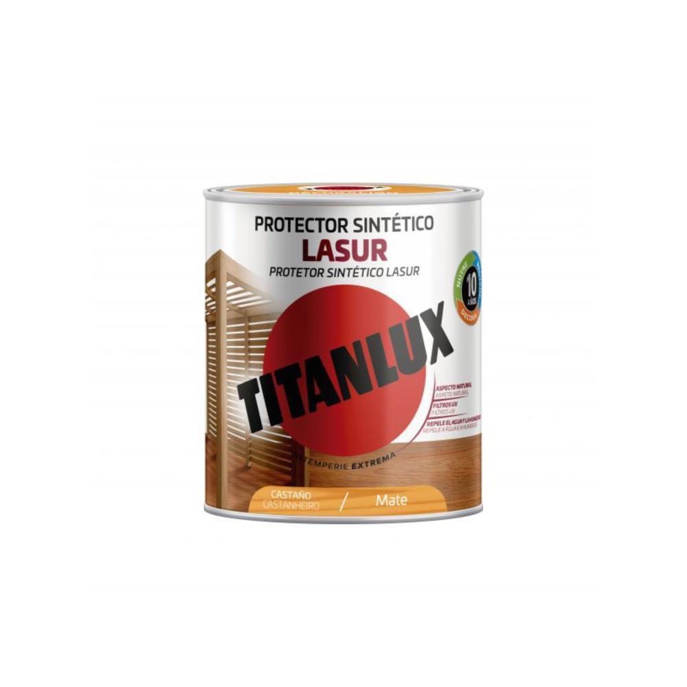 750ML PROT. SINTETICO LASUR MATE CASTANHO TITANLUX