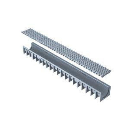 Caixa sifonada+grelha plastica cinza p/caixa 4you