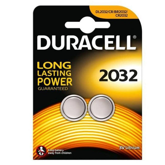 BL 2 PILHA BOTÃO  ELECTRONICA DL 2032 K2 3V DURACEEL