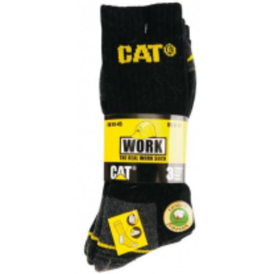 PACK-3 MEIAS HOMEM PRETO CAT