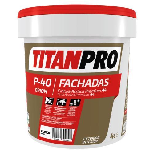4L TINTA ACRILICA PREMIUM A-4 BRANCO MATE P-40 TITAN