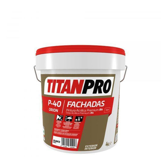 4L TINTA ACRILICA PREMIUM BRANCO ACETINADO P-40 TITAN
