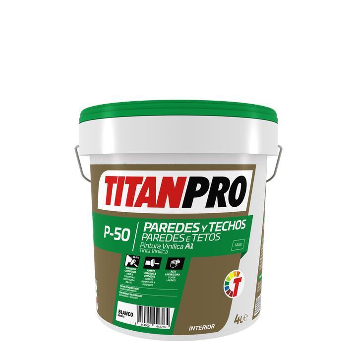 4L TINTA VINILICA BRANCO EXTRA MATE P-50 TITAN