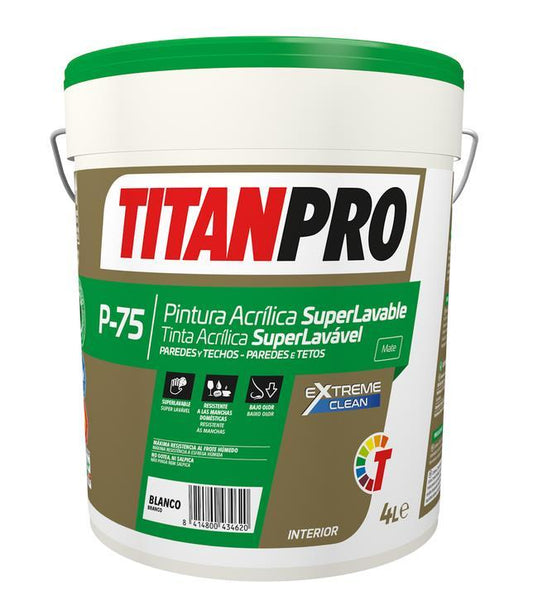 4L TINTA SUPER LAVAVEL P-75 BRANCO TITAN