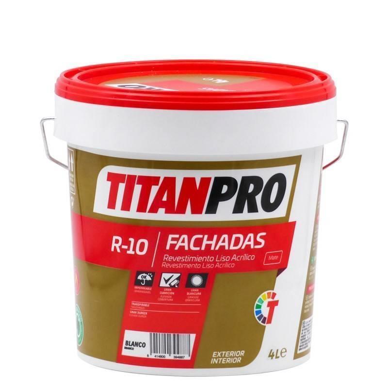 4L TINTA ACRILICA BRANCO MATE R-10 TITAN