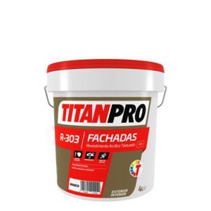 4L REVESTIMENTO ACRILICO TEXTURADO BRANCO MATE R-303 TITAN