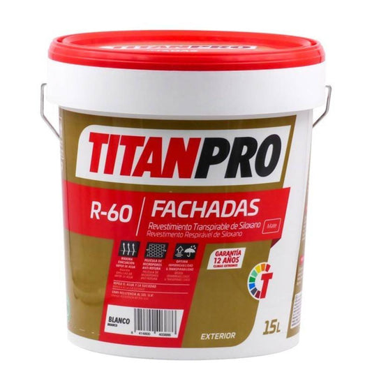 15L REVESTIMENTO RESPIRAVEL DE SILOXANO R-60 BRANCO MATE