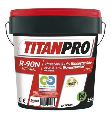15L TINTA BIO-SUSTENTAVEL EXTERIOR R-90N BRANCO MATE TITAN
