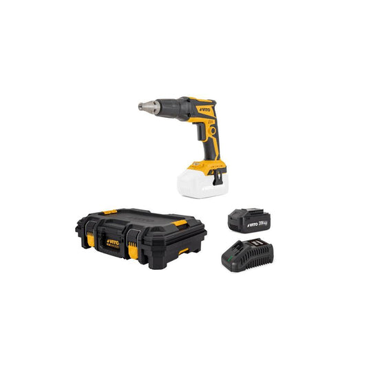 Pack aparaf. gesso brushless+carreg.+bat.4ah+mala Vito