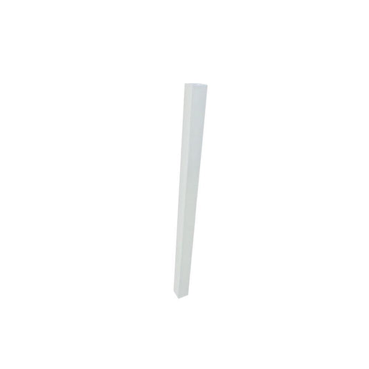 POSTE TOP PLT RAL 9006 - 60X1.5 H 124cm