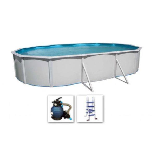 PISCINA GALVANIZADA OVALADA 64 640X366X120
