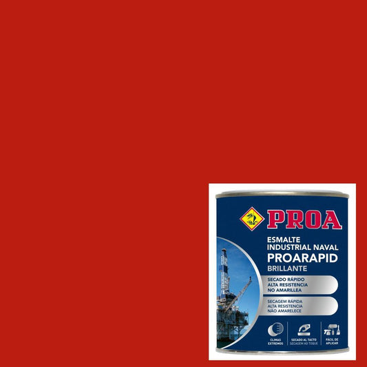 750ml Esmalte proarapid vermelho