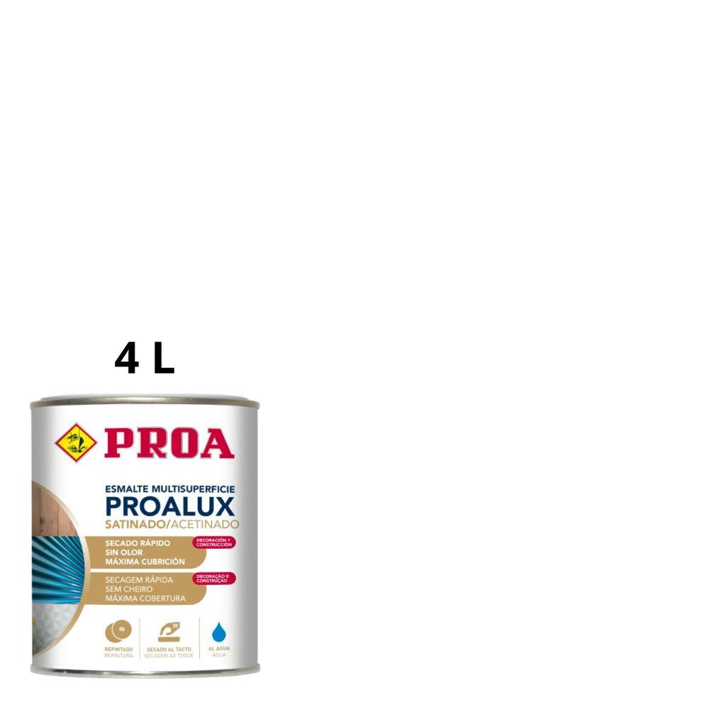 4L Esmalte aquoso acetinado branco Proalux