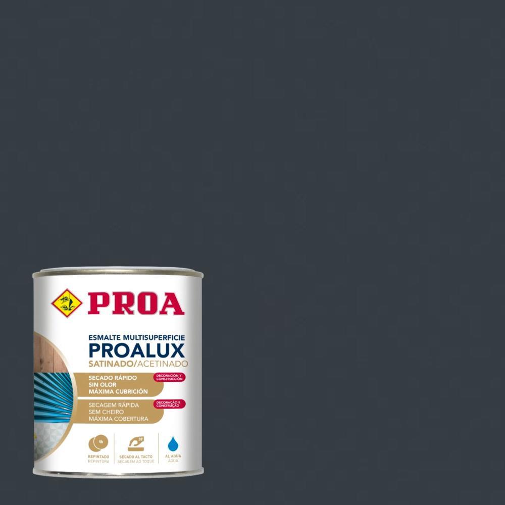 750ml Esmalte aquoso acetinado cinza 7016 Proalux