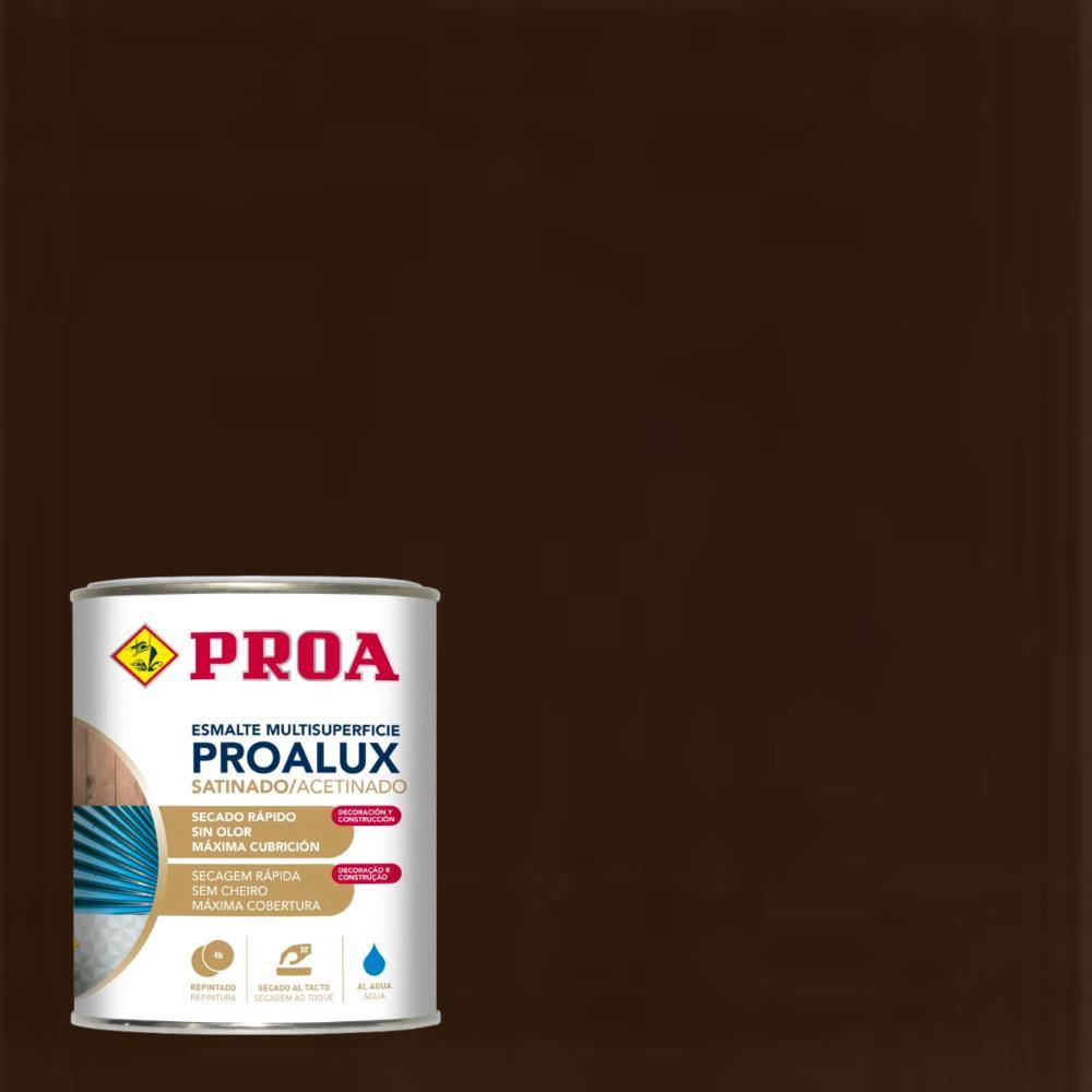 750ml Esmalte aquoso acetinado castanho 8016 Proalux