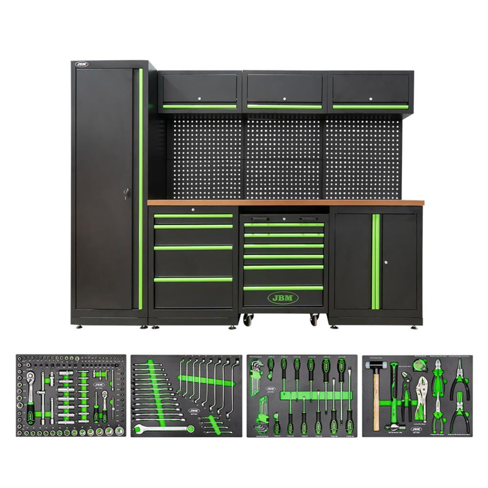 Conjunto de moveis modulares para oficina 18pcs JBM