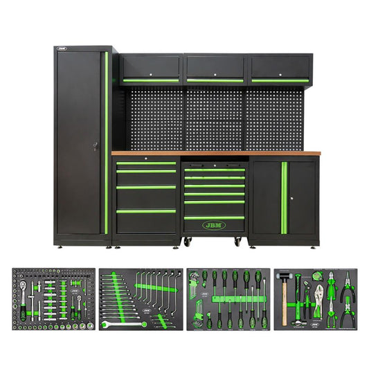 Conjunto de moveis modulares para oficina 18pcs JBM