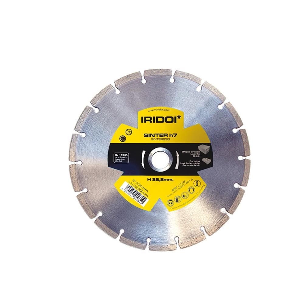 Disco diamantado H7 125X7 H22.2 max IRIDOI