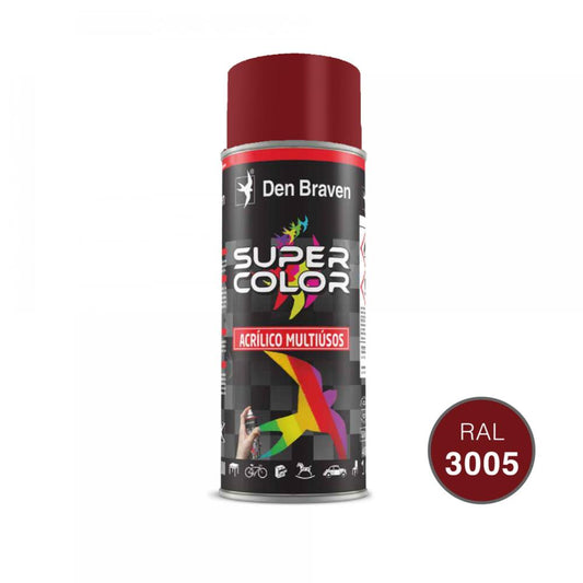 SPRAY ACRILICO RAL 3005 DEN BRAVEN 400ml
