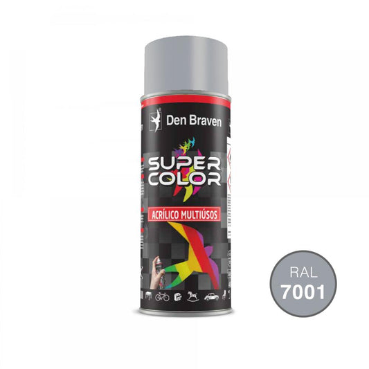 SPRAY ACRILICO RAL 7001 DEN BRAVEN 400ml