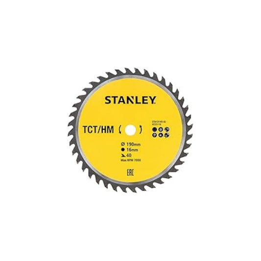Disco p/madeira TCT 190x16mm 40 D Stanley